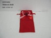 Wholesale satin pouch with bow for packing