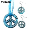 Wholesale TL3456 Fashion murano glass jewllery set