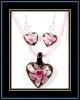 hottest murano necklace and earrings set