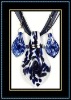 murano glass jewelry set