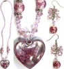 murano glass jewelry set