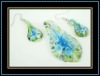 murano glass jewelry set