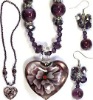 murano glass jewelry set