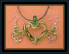 Wholesale hottest murano necklace and earrings set