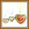 Wholesale fashion murano glass jewelry set