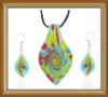 Wholesale murano glass jewelry set