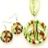 Wholesale Lampwork Murano Glass Jewelry Set