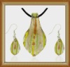 murano glass jewelry set