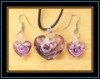 murano glass jewelry set