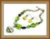 murano glass jewelry set
