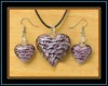 murano glass jewelry set