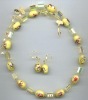 murano glass jewelry set