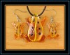 Wholesale animal murano glass jewelry set