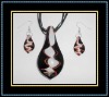 Wholesale murano glass jewelry set