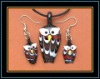 Wholesale new murano glass necklace and earrings set