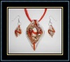 Wholesale murano glass jewelry set