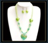lampwork murano glass jewelry set