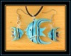 murano glass jewelry set