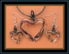 murano glass jewelry set