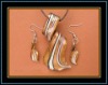 murano glass jewelry set
