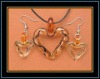 murano glass jewelry set