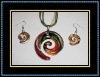 murano glass jewelry set