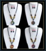 hottest murano glass necklace and earring set