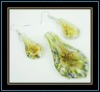 murano glass jewelry set