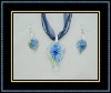 murano glass jewelry set