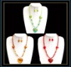 murano glass jewelry set
