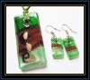 Lampwork Murano Glass Jewelry Set