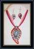 fashion murano glass jewelry set
