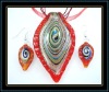 Wholesale Lampwork Murano Glass Jewelry Set