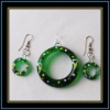 Wholesale Lampwork Murano Glass Jewelry Set
