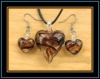 Wholesale murano glass jewelry set