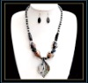 fashion lampwork glass jewelry set