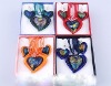glass pendant and earrings jewelry set