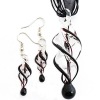 Wholesale murano glass necklaces and earrings set