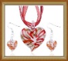 Wholesale fashion glass jewelry set