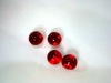 Fashion Ruby Red Ball&Sphere Glass Jewelry