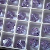 Best price violet color bicone crystal beads
