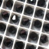 Best price black bicone crystal lampwork glass beads
