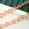 Wholesale beautiful design pink color glass beads