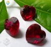 Wholesale ruby 5# heart gemstone