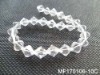 Wholesale 10MM artificial glass cube beads