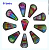 Wholesale vase colorful glass cubic zirconia stone