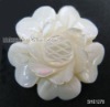 Wholesale Shell cabochon, shell pendant, carved flower
