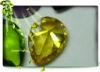Wholesale Cubic zirconia golden yellow jewelry gemstone