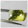 Wholesale Cushion cut cz gemstone cubic zirconia light yellow