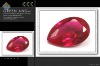 Wholesale pear cut corundum